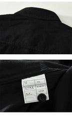 Japanese Vintage Long Sleeve Shirt Men's Fashion