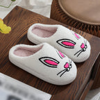Cotton Slippers Women's Home Winter Animal Embroidery Warm