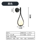 Nordic Bedroom Bedside Led Wall Lamp Golden Personality Home Lighting