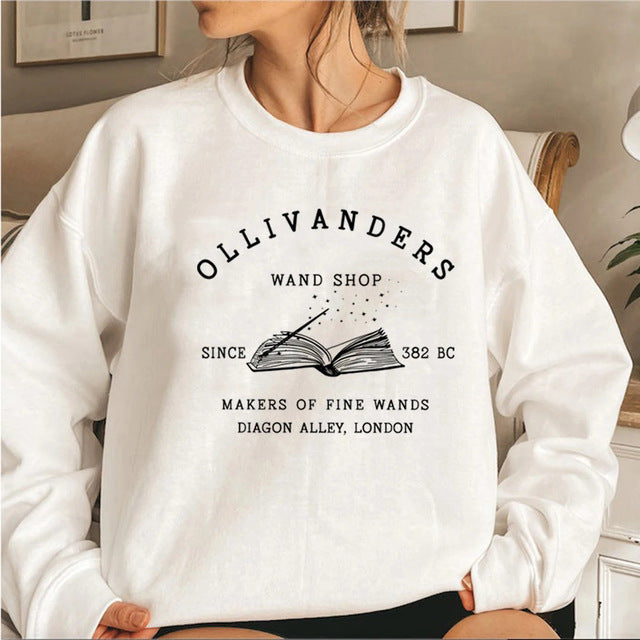 Wizard Book Shop Sweatshirt Sweater Magic Wizard Hoodies
