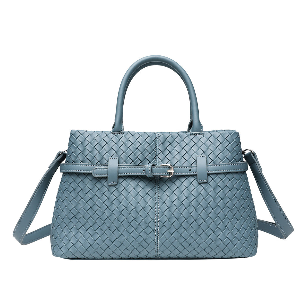 Simple Commute Large Capacity New Woven Pattern Bag For Women