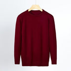Crew Neck Casual Youth Warm Anti-Pilling Pullover Sweater