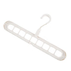9-hole Clothes Hanger Organizer Space Saving Hanger Multi-function Folding Magic Hangers Drying Racks Scarf Clothes Storage