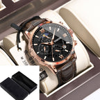 Simple Multifunctional Chronograph Waterproof Quartz Watch