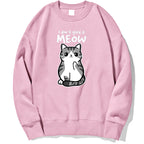 Cartoon Kitten Pattern Sweater European Size