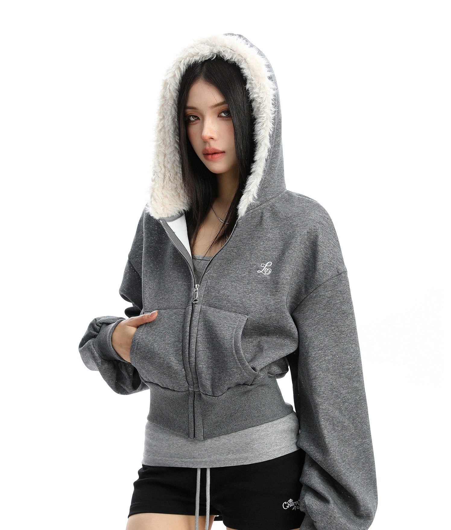 Lamb Wool Hooded High-grade Sweater
