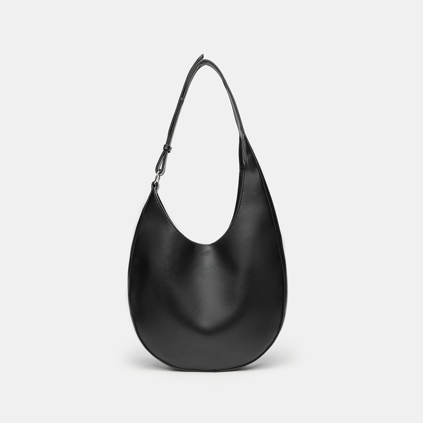 Semicircle One-shoulder PU Leather Crossbody Women's Tote Bag