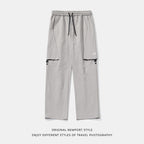 Men's Loose-leaf Split Adjustable Breathable Casual Pants