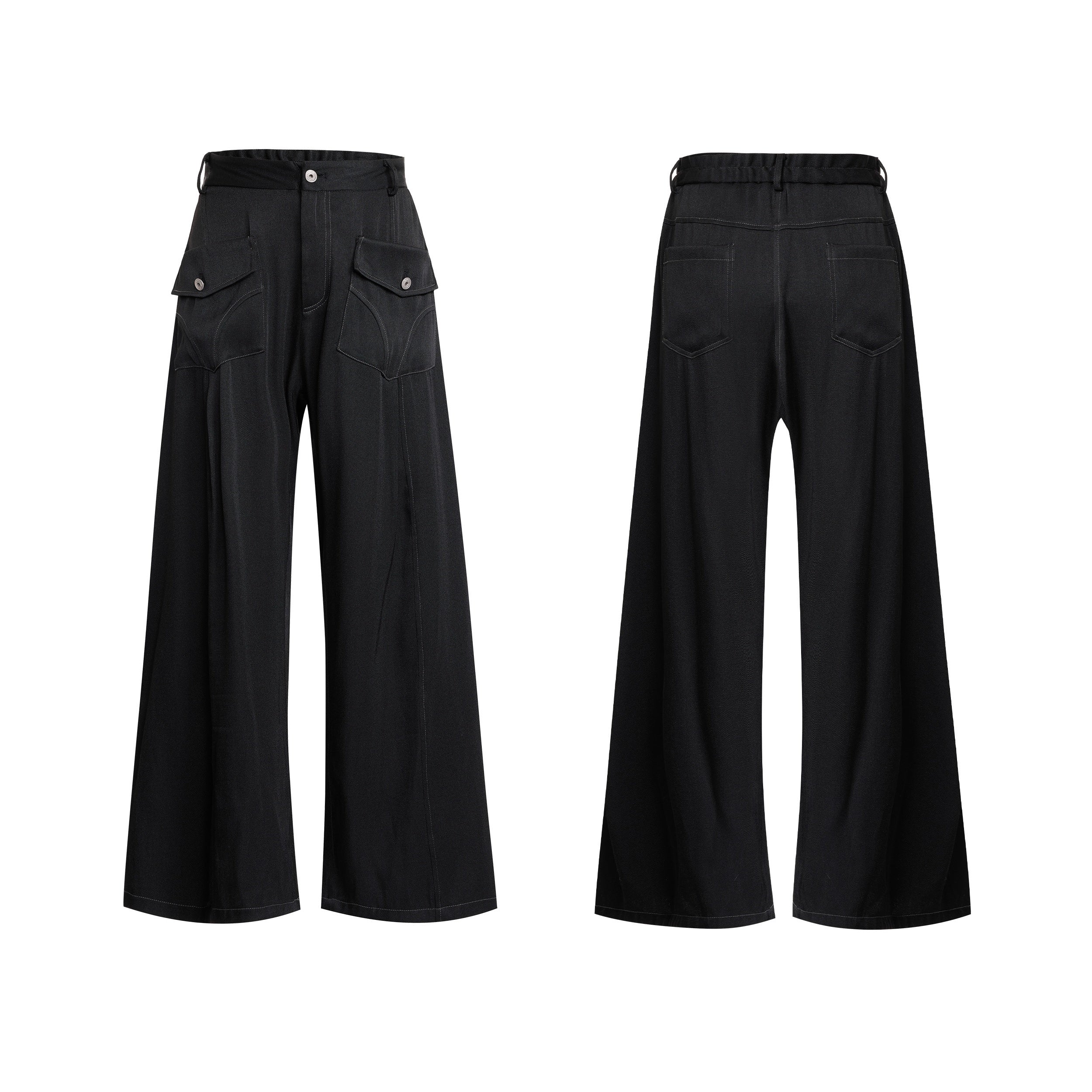 Pearl Edging Short Sleeve Denim Suit