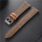 Tweed Vintage Leather Watch Belt
