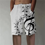 Men's Beach Pants Fun 3D Printed Swimming Trunks