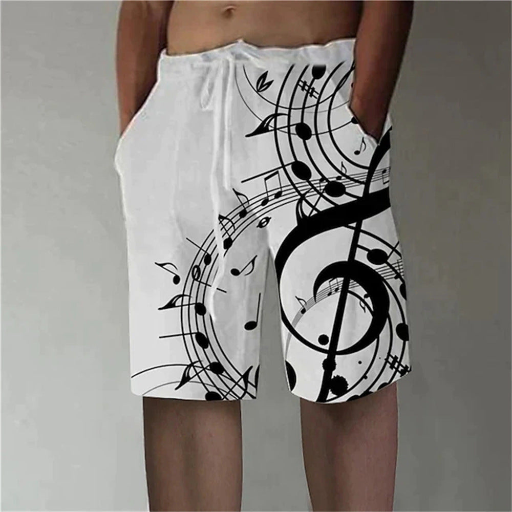 Men's Beach Pants Fun 3D Printed Swimming Trunks