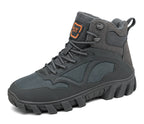 Outdoor High-top Men's Work Shoes Thick Bottom Non-slip