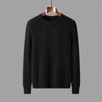 New Men's Round Neck Loose Sweater