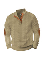 Trendy New Patch Embroidery Men's Sweatshirt