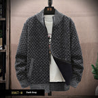 New Men's Casual Zipper Sweater Coat All-matching