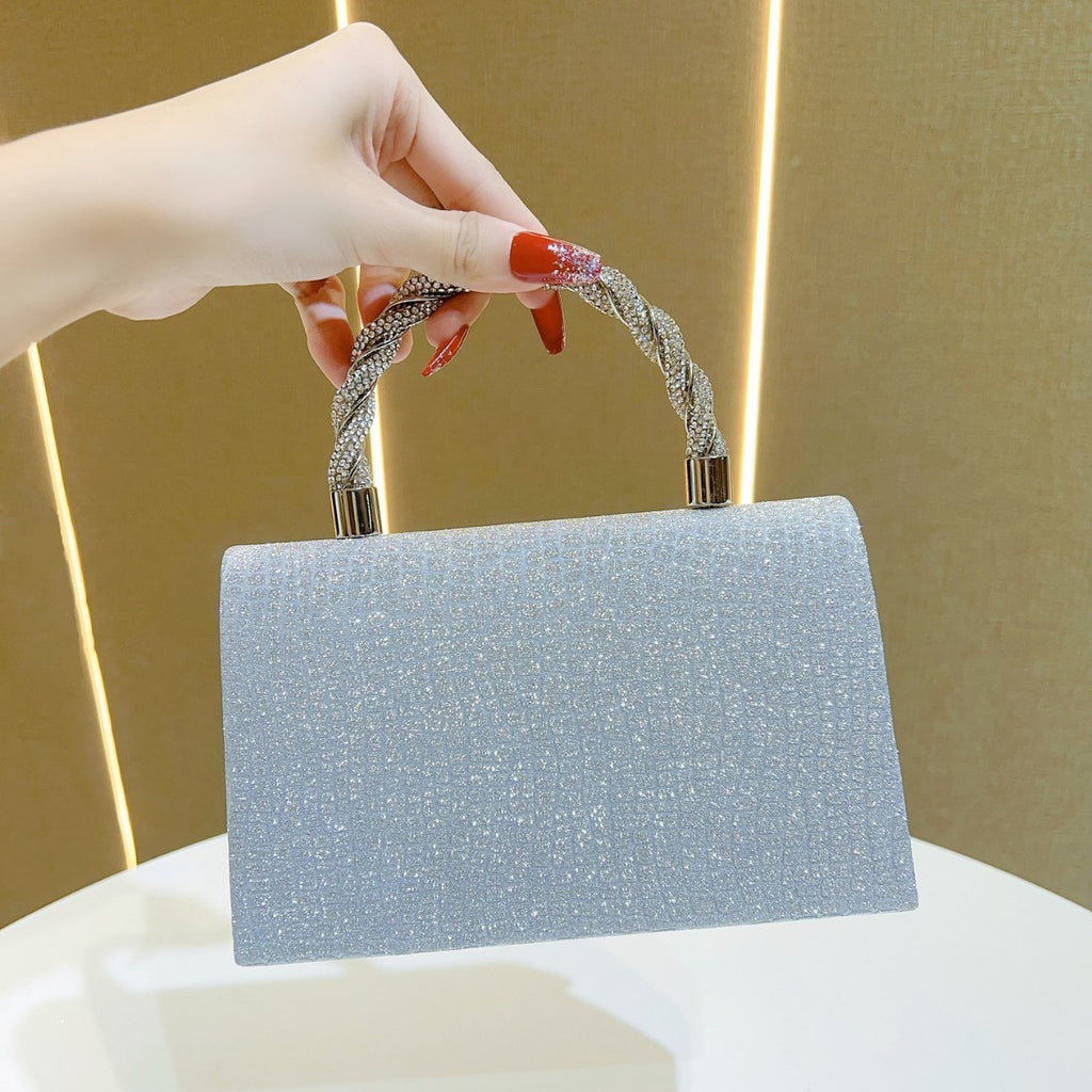 Korean New Style Rhinestone Evening Bag Women's Hand Carrying