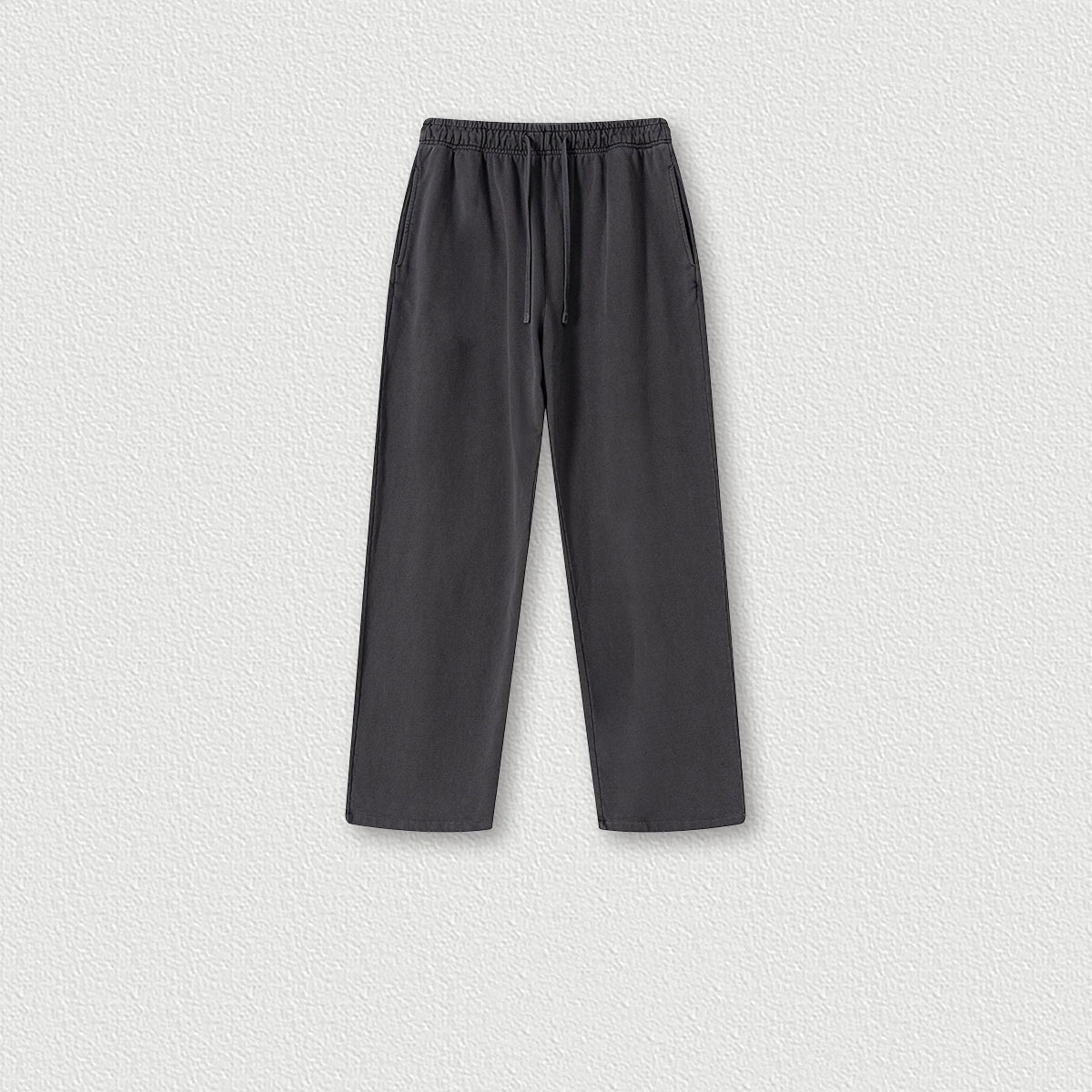 Heavy Bi Pattern Straight-leg Trousers Loose Casual Pants