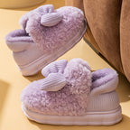 Indoor Home Thermal Non-slip Cotton-padded Shoes