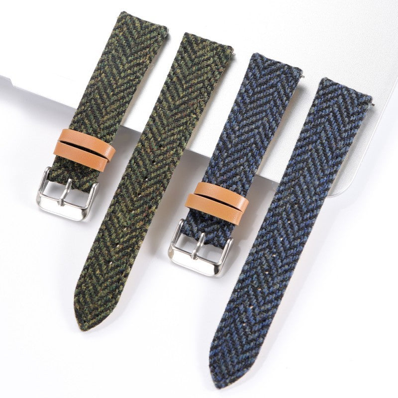 Tweed Vintage Leather Watch Belt