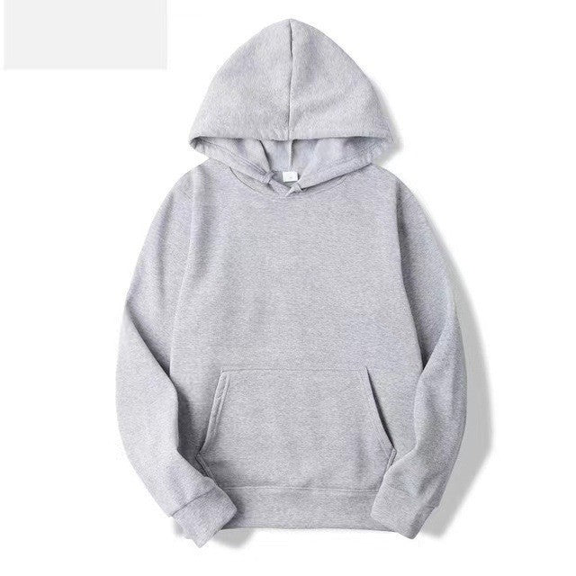 Solid Color Hooded Sweater For Men And Women