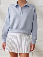 V-neck Pullover Long Sleeve Women's Clothing Fashion Casual Exercise