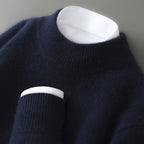 Half Turtleneck Men's Autumn And Winter New Pullover Sweater Loose Sweater