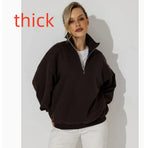 Lazy Style Fashion Casual Personality Versatile Zip-up Hoodie