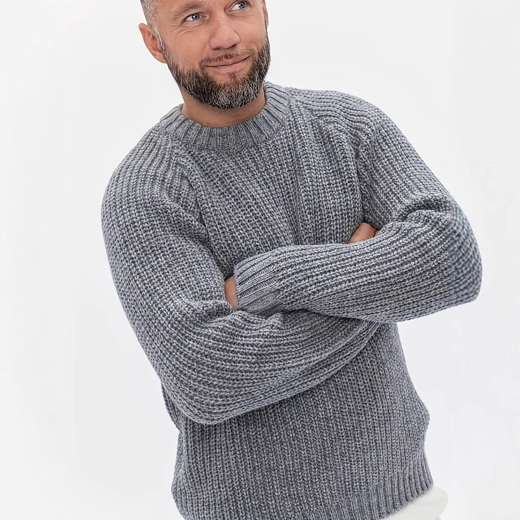 Loose Daily Casual Round Neck Men's Pullovers