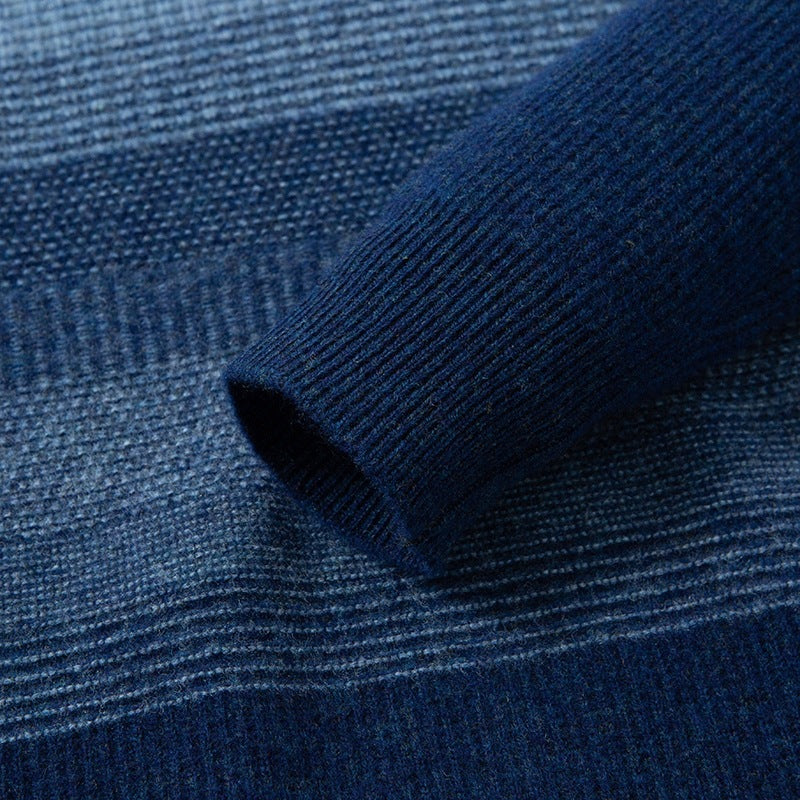 Pure Wool Half Turtleneck Thick Warm Sweater