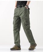 Men's Spring Three-dimensional Pocket Straight-leg Trousers Outdoor