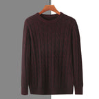 Plus Size Men's Thickened Mink Sweater Woolen Sweater