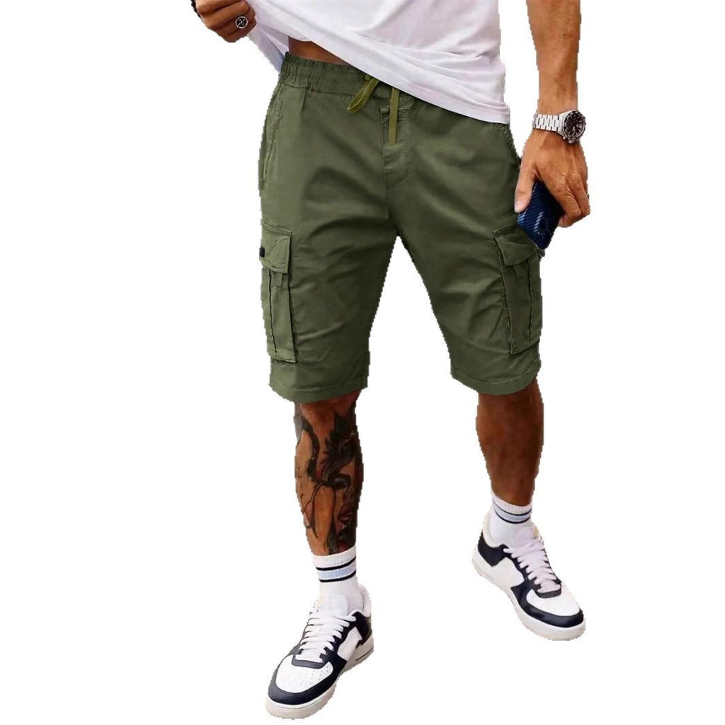 Workwear Shorts Men's New Summer American Straight Cropped Casual Pants