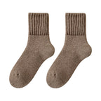 Tube Winter Thickened Maillard Terry Velvt Plush Snow Socks