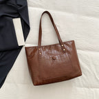 Retro Large Capacity Minimalist Single-shoulder Commuter Fashionable Handbag