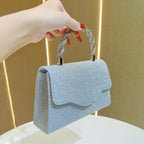 Korean New Style Rhinestone Evening Bag Women's Hand Carrying
