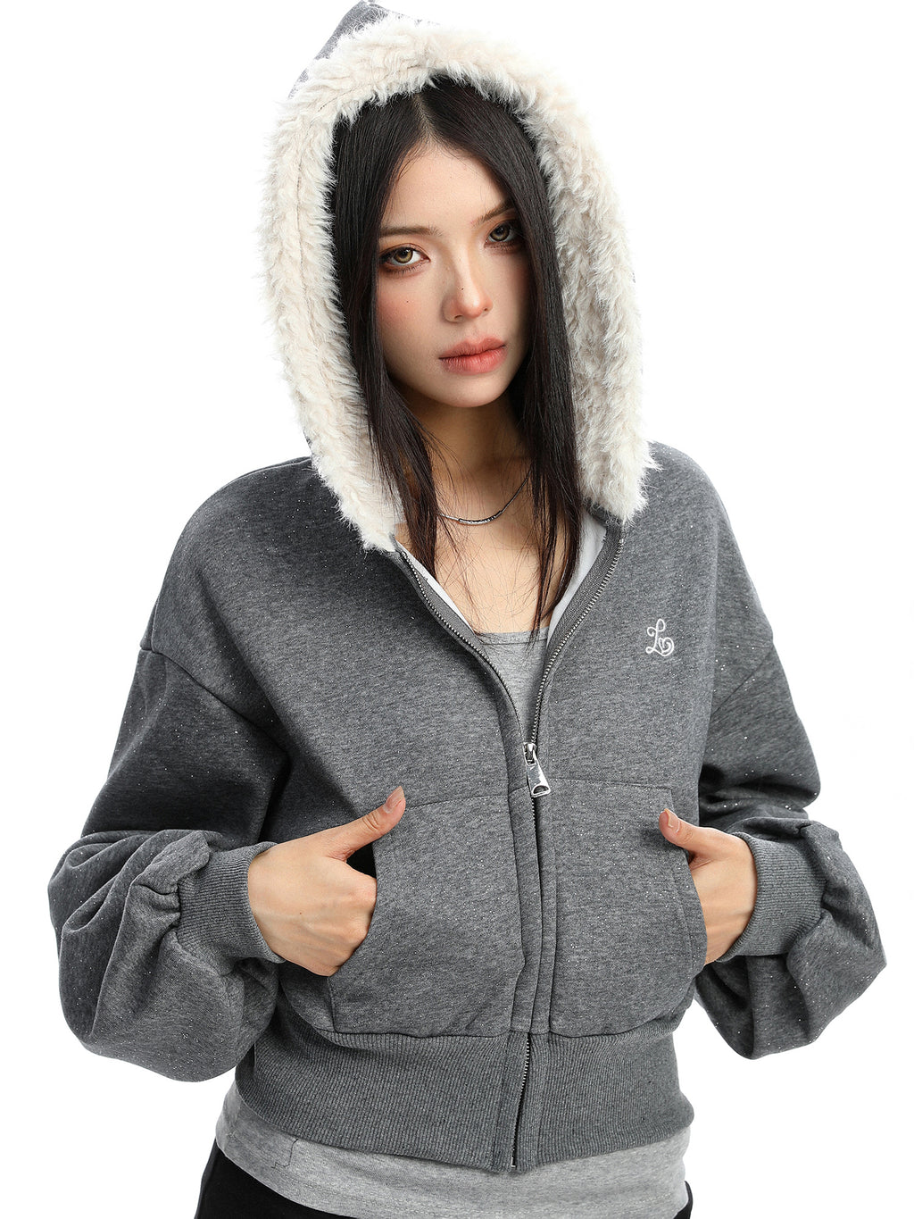 Lamb Wool Hooded High-grade Sweater