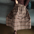 Casual Vacation Style Elastic Waist A- Line Dress