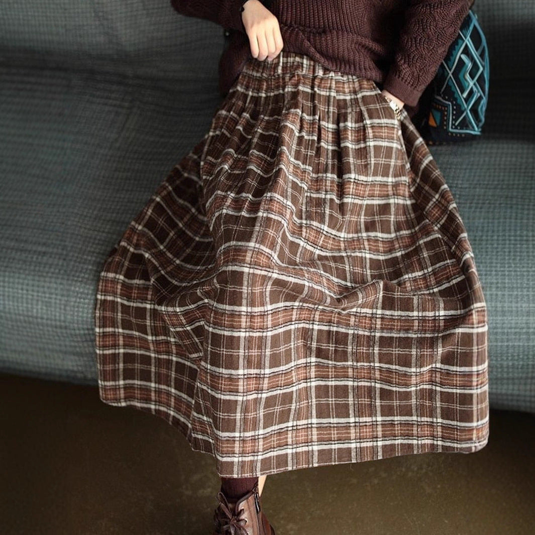 Casual Vacation Style Elastic Waist A- Line Dress