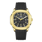 Fashion Sports Silicone Strap Alloy Watch