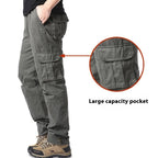 Men's Multi-pocket Plus Size 100 Cotton Cargo Pants