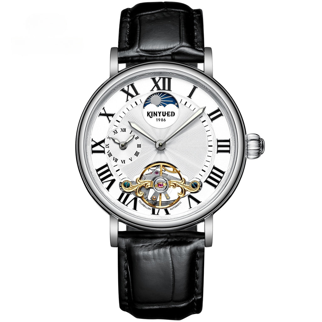 Tourbillon Automatic Mechanical Watch Luminous Hollow Men's
