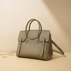 Top Layer Cowhide Handbag Large Capacity Kelly