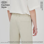 Anti-Wrinkle Woven Casual Loose Straight Drooping Suit Pants