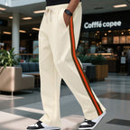 Contrast Color Side Stripe Sports Speaker Casual Sweatpants