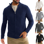 Men's Half-high Collar Cardigan Sweater Coat