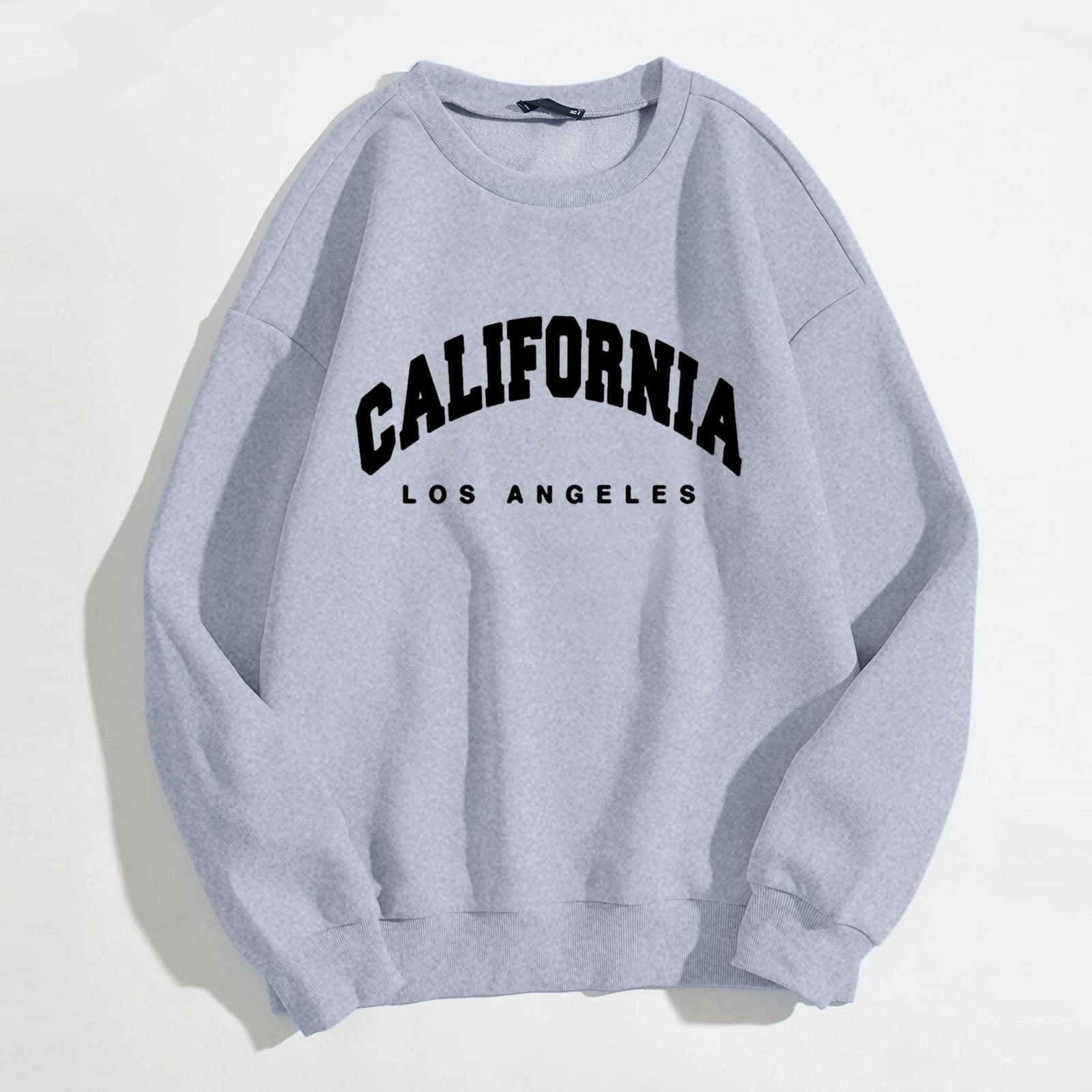 Womens Hoodies Long Sleeve Graphic California Letters Print