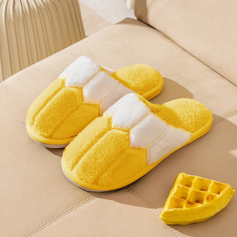 Cotton Slippers Women's Winter Home