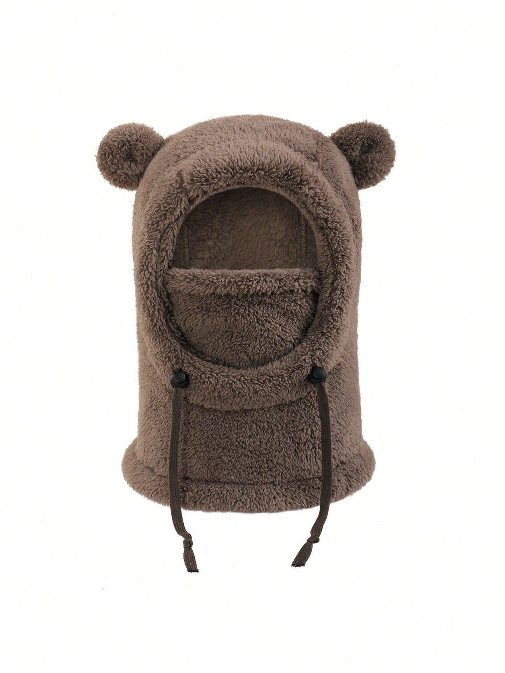 Cute Bear Ear Children Outdoor Keep Warm Ear Protection Hoodie Neck Warmer