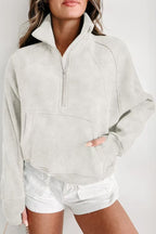 Hoodie Casual Stand Collar Long Sleeve Loose Top